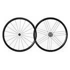 Campagnolo Bora Wto 33 2 Way Fit Dark Label Disc Tubeless Road Wheel Set Svart 9 x 100 / 10 x 130 mm /