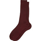 Bresciani Wool/Nylon Ribbed Short Socks (Herre)