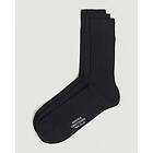 Amanda Christensen True Cotton Ribbed Socks 3-Pack (Herre)