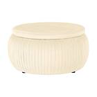 CosmoLiving Sapphire Sittpuff Krämvit DA8397