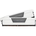 Corsair Vengeance White DDR5 5600MHz 2x32Go (CMK64GX5M2B5600C40W)