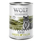 Wolf of Wilderness Green Fields Senior 12x0,3kg
