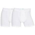 Dovre 2-pack Organic Cotton Boxer With Fly