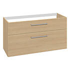 Scanbad Tvättställskåp Delta H:64Cm Dubbel 2L 120
