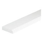 Lundbergs Ljusrampslist Rak Vitlack Mdf 16X67X2440Mm