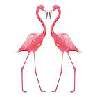 PLAGE Väggklistermärke Plage Flamingos