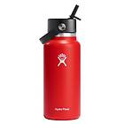 Hydro Flask 0,95L Wide Flex Straw Cap Thermo Röd