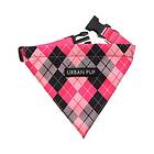 Urban Pup Bandana Pink Argyle / S