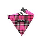 Urban Pup Bandana Pink Tartan / L