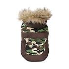 Two-Tone Camouflage Hundjacka 30 cm