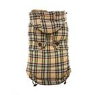 Brown Tartan Hundjacka 25 cm