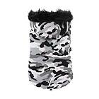 Hundparkas Svart Camouflage / 25 cm