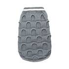 Stickad Hundtröja Grey Ruffle / 25 cm