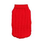 Stickad Hundtröja Red Waffle / 35 cm