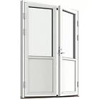 Villa Original Fönster-Ytterdörr (par) (Bredd: 15 Höjd: 22 Hängning: Vänster Linjerar med fönstertyp: Fast modulhöjd: Modul 12)