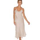 Lady Avenue Pure Silk Long Nightgown With Lace (Dam)