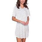 Lady Avenue Bamboo Short Sleeve Dotted Nightdress (Dame)