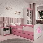 Princess Kocot Kids Barnsäng Babydreams Rosa On Horse Med Madrass 160x80 Cm Barnsängar