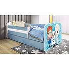 Kocot Kids Barnsäng Babydreams Blå Frozen Med Madrass 140x70 Cm Barnsängar