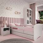 Kocot Kids Barnsäng Babydreams Vit Med Madrass 140x70 Cm Barnsängar