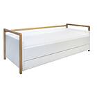 Kocot Kids Divan Barnsäng Victor Vit Med Låda 180x80 Cm Barnsängar