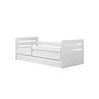 Kocot Kids Barnsäng Tomi Vit Med Madrass 140x80 Cm Barnsängar