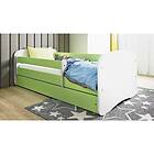 Kocot Kids Barnsäng Babydreams Grön Med Låda 180x80 Cm Barnsängar