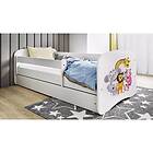 Kocot Kids Barnsäng Babydreams Vit Zoo Med Madrass 140x70cm