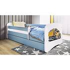 Kocot Kids Barnsäng Babydreams Blå Truck 180x80cm