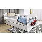 Kocot Kids Barnsäng Babydreams Vit Formula One Med Låda 160x80cm