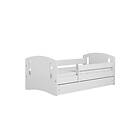 Kocot Kids Barnsäng Classic 2 Vit Med Låda 160x80cm