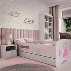 Kocot Kids Barnsäng Babydreams Vit Princess And Horse Med Madrass 140x70cm