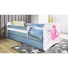 Kocot Kids Barnsäng Babydreams Blå Princess On Horse 160x80cm