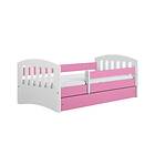 Kocot Kids Barnsäng Classic 1 Rosa Med Låda 180x80cm