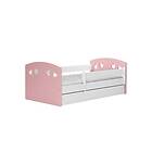 Kocot Kids Barnsäng Julia Mix Pale Rosa Med Madrass 180x80cm