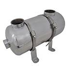 vidaXL Poolvärmeväxlare 355 X 134 Mm 40 Kw Pooltillbehör