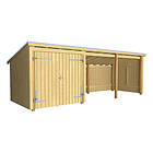 Plus Förråd Nordic Multi Inkl Takpapp Dubbeldörr/Öppen 14M²