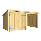 Plus Boder Nordic Dubbeldörr Obehandlad 9,5M²
