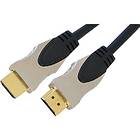 Cables Direct Gold HDMI - HDMI High Speed with Ethernet 1m