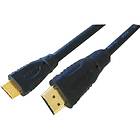 Cables Direct Gold HDMI - HDMI Mini High Speed 5m