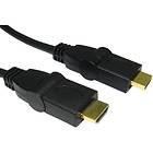 Cables Direct Gold HDMI - HDMI High Speed (swivel) 3m