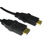 Cables Direct Gold HDMI - HDMI High Speed (swivel) 5m