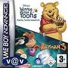 Rayman 3 + Winnie the Pooh's Rumbly Tumbly Adventure - Double Pack (GBA)