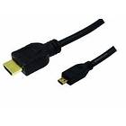 LogiLink HDMI - HDMI Micro Haute vitesse avec Ethernet 2m