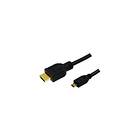 LogiLink HDMI - HDMI Micro High Speed with Ethernet 1,5m