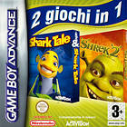 2 in 1 Game Pack: Shrek 2 + Shark Tale (GBA)