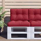 vidaXL Palldynor 2st Vinröd Tyg 314492
