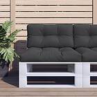 vidaXL Palldynor 2st Svart Tyg 314535