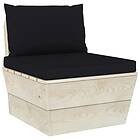 vidaXL Palldynor 2st Svart Oxfordtyg 315059
