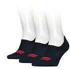 Levi's 3-pack Footie High Rise Batwing Logo Socks